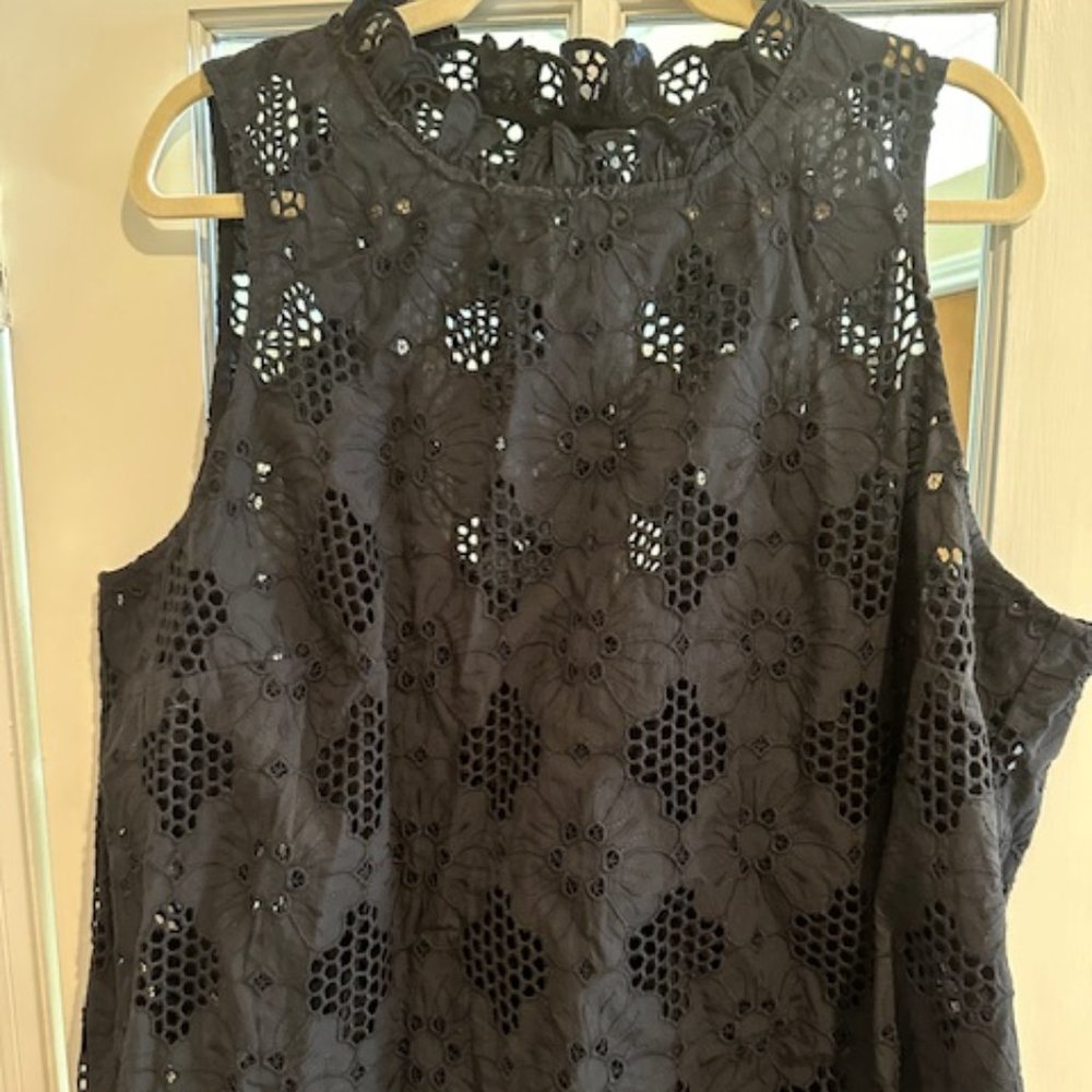J. Crew Fleur Eyelet Top - Plus Size
